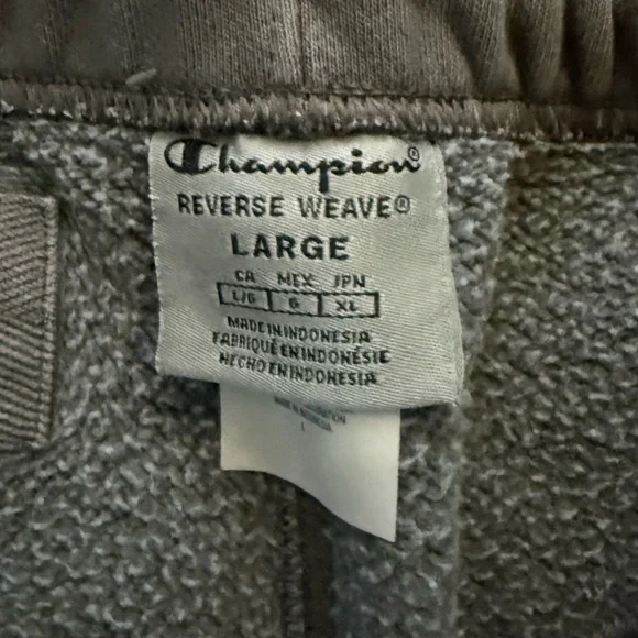 olive green champion reverse weave sweatpants - Picture 2 of 3